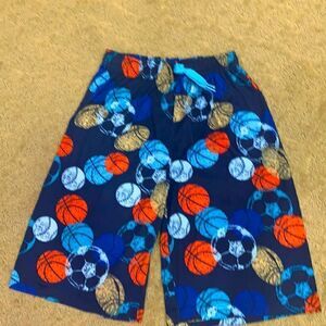 Arizona PJ Pajama Pants Boys 10 decorated with sports balls